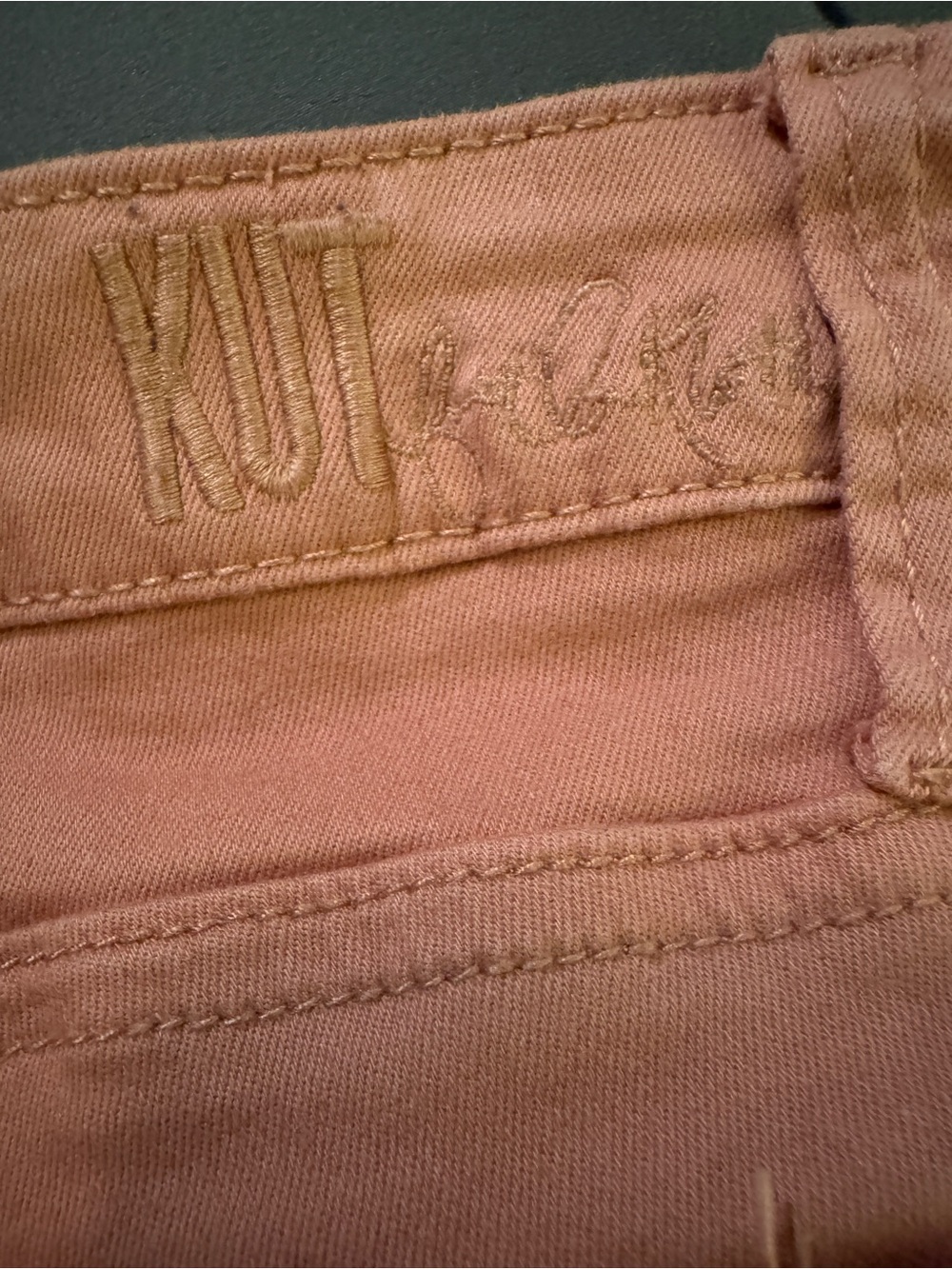 Kut from the Kloth Carlo Ankle Skinny Jeans - Dusty Rose - size 12